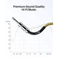 thumbnail image 4 of Cable de Audio para Instrumento GEARit Café Amarillo 15 Pies 1/4 Pulgadas Macho a Macho para Guitarr, 4 of 6