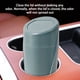 thumbnail image 5 of Papelera para coche - Mini contenedor de coche con tapa abatible, plástico ABS, recipiente de almacenamiento de 7,87" para casa y oficina, fácil de limpiar, blanco/azul/beige/verde menta, 5 of 8