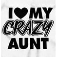 thumbnail image 5 of Love My Crazy Aunt Funny Cool Auntie Romper Boys or Girls Infant Baby Brisco Brands 18M, 5 of 6