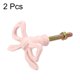 thumbnail image 3 of Perillas de lazo, tiradores de cajón de metal, lindas perillas decorativas para gabinetes, rosa, 3 of 6