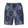 thumbnail image 4 of Lsque Mens Swim Trunks Sunflowers Pattern - Bathing Suit Compression Liner - Beach Swim Shorts Swimwear - (S-3XL) - Stretch Quick Dry -, 4 of 9