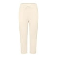 thumbnail image 6 of BILIKEYU Women's Cotton Linen Straight Leg Elastic Casual Trousers, Womens Pants Trendy, Casual Pants for Women, Work Pants Women, 6 of 6