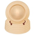 thumbnail image 3 of Juego de 6 Bajo Platos VITTORI Venecia Redondo de Vidrio Color Ambar, 3 of 5