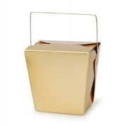 Chinese Take-Out / Noodle Boxes - Large - Metallic Gold - 26 oz