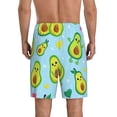 thumbnail image 6 of KLL Cartoon Avocado for Men's 1-Pack Shorts,Sleep Pajama Shorts for Men Soft Pj Shorts Men's Pajama Bottoms Sleepwear -Medium, 6 of 7