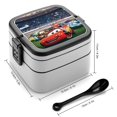 thumbnail image 2 of Cars: Rayo McQueen Fiambrera de Doble Capa, Contenedor de Almuerzo Portátil Apilable, Almacenamiento de Alimentos Hermético a Prueba de Fugas, 1000ml, 2 of 6