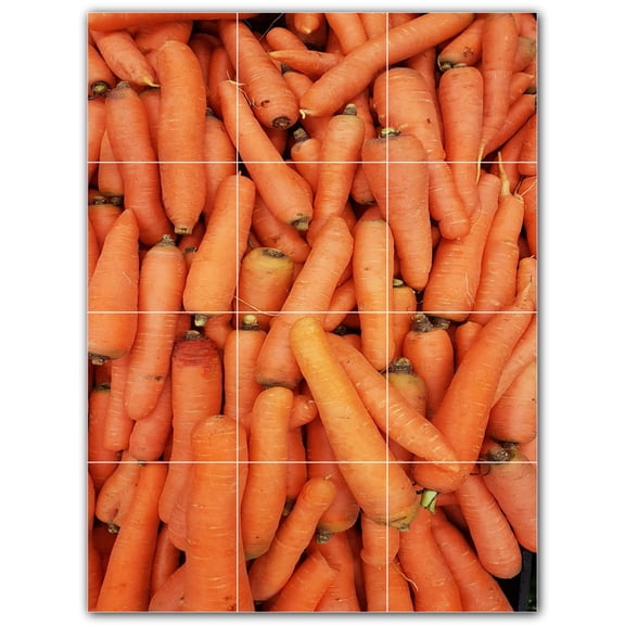 Picture-Tiles.com: Fruit Ceramic Tile Wall Mural WAL500713-34M. 18"W x 24"H using (12) 6" x 6" Ceramic Tiles-Satin Finish