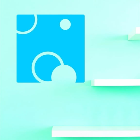 Custom Decals Bubbles Wall Art Size: 12 X 12 Inches Color: Multi