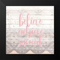 thumbnail image 2 of Kimberly, Allen 12x12 Black Modern Framed Museum Art Print Titled - Always Believe 2, 2 of 5