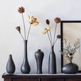 thumbnail image 3 of Ceramic Vase Small Black Modern Simple New Chinese Style Ornaments Creative Home Soft Decorations Dried Flower Arranging, 3 of 7