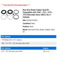 thumbnail image 2 of Rear Disc Brake Caliper Seal Kit - Compatible with 1968 - 1971, 1975 - 1976 Mercedes-Benz 280S 2.8L 6-Cylinder - Raybestos, 2 of 2