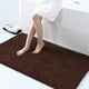 thumbnail image 1 of Alfombra de baño Smiry Luxury Chenille extrasuave y absorbente, color marrón, 120 x 60 cm, 1 of 9