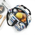 thumbnail image 4 of Lsque Bulldog Friend Pattern Lunch Bag Women/Men Insulated Lunch Box,Small Leakproof Cooler Food Lunch Containers Reusable High Capacity Lunch Tote Bags, 4 of 6