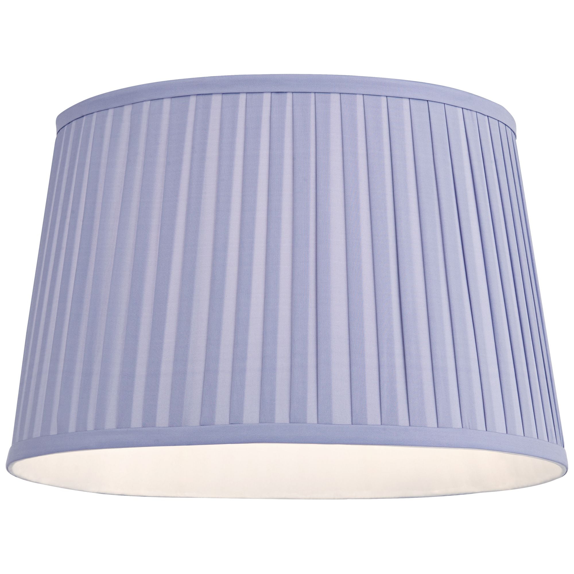 Springcrest Mapo 14" Top x 17" Bottom x 11" High x 11" Slant Lamp Shade Replacement Lilac Purple Drum Softback Washer Harp Finial