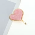 thumbnail image 5 of Unique Bargains 1 Pc Ponytail Buckle Hair Clip Heart Design Hair Ponytail Cuff for Women Pink, 5 of 5