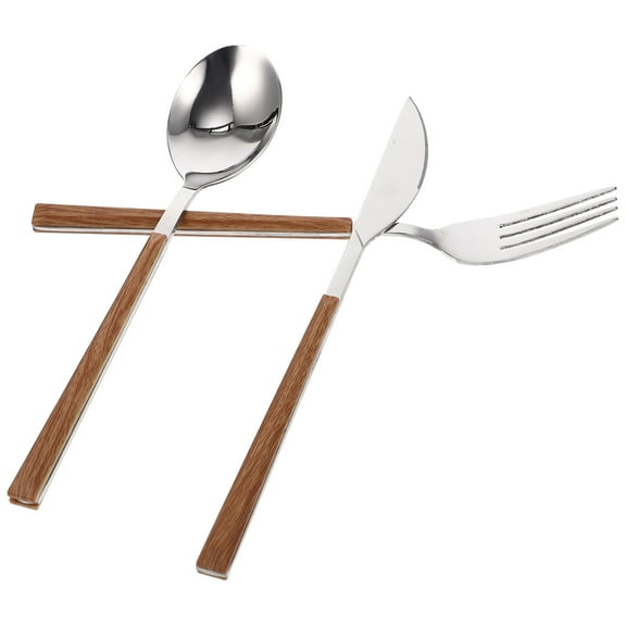 HONMEET 1 Set Multi-Color Stainless Steel and PP Dinnerware for Daily Use, Steak and Dining Plates, 8.3 x 1.7 inches