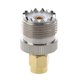 thumbnail image 2 of UHF SO-239 Female to SMA Male Plug Connector Coaxial Adapter, 2 of 2
