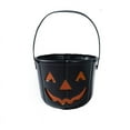 thumbnail image 2 of Aooww Halloween Candy Buckets, Plastic Jack-O-Lantern Pails with Handle, Portable Pumpkin Monster Baskets for Halloween Party Supplies Trick or Treat Activities, 2 of 2
