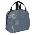thumbnail image 2 of Vsdgher White Dandelion Lunch Bag, Lunch Box for Women Adult Men, Lunch Tote Insulated Cooler Lunch Container for Work/Office/Picnic/Travel, 2 of 8