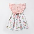 thumbnail image 4 of goowrom Robe/combinaison Florale Assortie Maman-Moi à Manches à Volants, 4 of 4