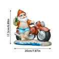 thumbnail image 3 of Huanglei Figurines de Nains de Jardin en Résine pour Moto Extérieure, 3 of 6