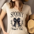 thumbnail image 4 of Spooky Mama’s Club Graphic T-Shirt | Unisex Gothic Style Outfit, White, Size S, 4 of 6