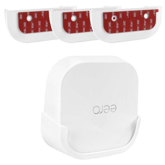 Soporte adhesivo para pared OkeMeeo eero 7 - Paquete de 3