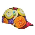 thumbnail image 3 of Daiia Brightly Colored Cupcakes Baseball Cap Men Women Classic Adjustable For Running Workout And Outdoor Activitie All Season Dad Hat Gift, 3 of 9