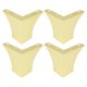 thumbnail image 5 of 4pcs Heavy Load Bearing Furniture Legs Metal Cabinet Feet Triangle Sofa Legs DIY, 5 of 11