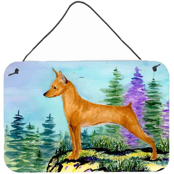 Min Pin Indoor Aluminium Metal Wall Or Door Hanging Prints