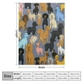thumbnail image 4 of ARISTURING  Blanket Throw Cartoon Poodle Lightweight Super Soft Cozy Luxury Bed Blanket, 4 of 6