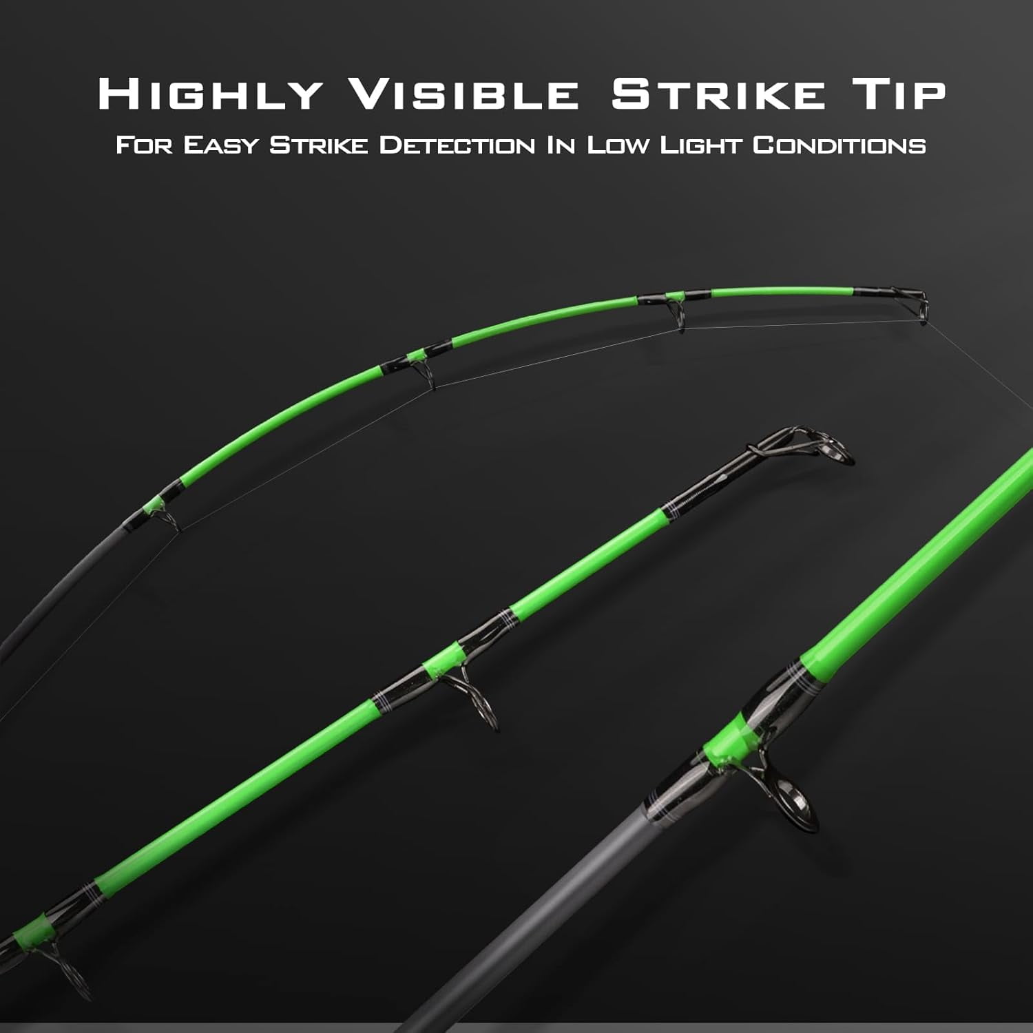 KastKing  Saltwater & Freshwater Fishing Rod, Powerful, Lightweight S-Curve Graphite Rod Blanks, Nano Resin Technology,-Kong