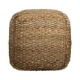 thumbnail image 4 of Ox Bay Julian Round Natural Solid Indoor Pouf Ottoman, 18"H x 18"W, 4 of 9