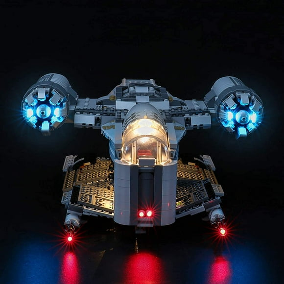 TFixol Led Lighting Kit for The Razor Crest - Compatible with Lego 75292 Building Blocks Model- Not Include The Lego Set