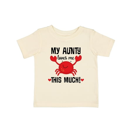 

Inktastic My Aunty Loves Me Nephew Gift Baby Boy or Baby Girl T-Shirt