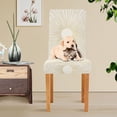 thumbnail image 4 of Yayeee 4 Pack Dining Chair Covers Stretch Parson Chairs Slipcovers Seat Protector, Sunshine, 4 of 6
