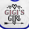thumbnail image 4 of Inktastic Gigi Girl Granddaughter Girls Baby Bib, 4 of 4