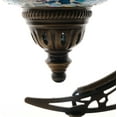 thumbnail image 5 of Asylove Turkish Moon Lamp - Mosaic Moroccan Table & Floor Light, Authentic Meditation Lamp - Total Dim. 7.5 x 11 x 18 inches (Flame), 5 of 7