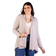 thumbnail image 4 of Plus Size Open Front High Low Cardigan, 4 of 9
