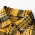 thumbnail image 5 of Lmnyox Men's Fashion Plaid Print Shirts Long Sleeve Button Down Collared Shirts Soft Casual Cotton Shirt, 5 of 6