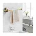 thumbnail image 2 of Antique towel rack, retro brass towel bar, vintage bathroom towel rack wall mounted, 2 of 4
