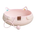 thumbnail image 2 of Washable Cat Bed for Indoor Cats Cave Cat Bed Cat Beds for Indoor Cats Cat Scratcher Bed Cat Scratching Bed All Season Pet Nest Durable Pink Pet Furniture for Kittens, 1 Pack, 2 of 5
