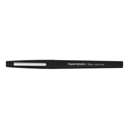 Paper Mate Flair Felt Tip Pens, Black, 2 Count