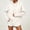A08-White, variant on POTETI Hoodies for Women Casual Long Sleeve Pullover Tops Solid Sweatshirts