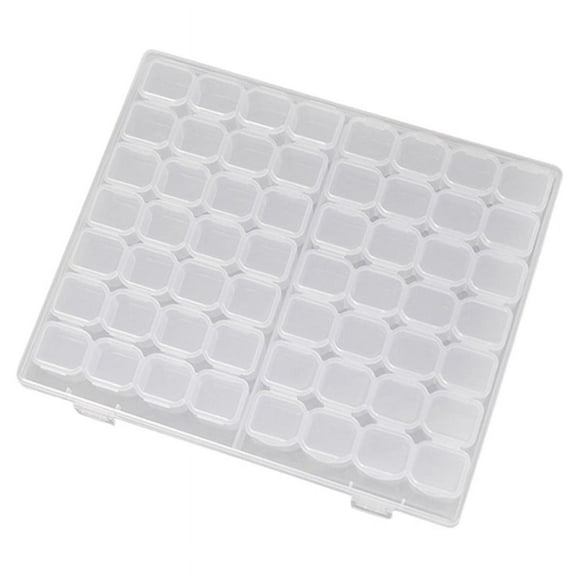 Plastic Jewelry Tray Earring Storage Case Easy to Carry Jewelry Organizers Storage Solution for Small Earrings and Rings