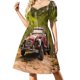 thumbnail image 2 of Citroen 2cv, coche clásico modelo oldtimer Vestido sin mangas Vestido de noche de mujer 2024 Vestido de invitada de boda 2024, 2 of 4