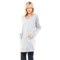 thumbnail image 3 of Made by Olivia Women's Casual Oversized Loose Fit V-Neck Fleece Pullover Sweatshirts Tunic Fall Outfits S~3X, 3 of 7