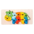 thumbnail image 3 of Rompecabezas de madera para niños pequeños, rompecabezas Montessori, rompecabezas, juguete educativo preescolar Vaca, 3 of 9
