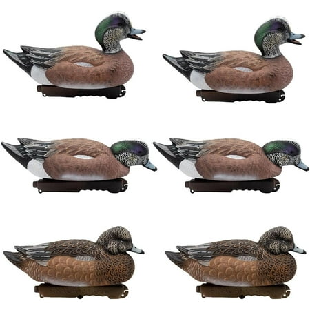 Final Approach HD Wigeon Floating Duck Decoys 6 Pack