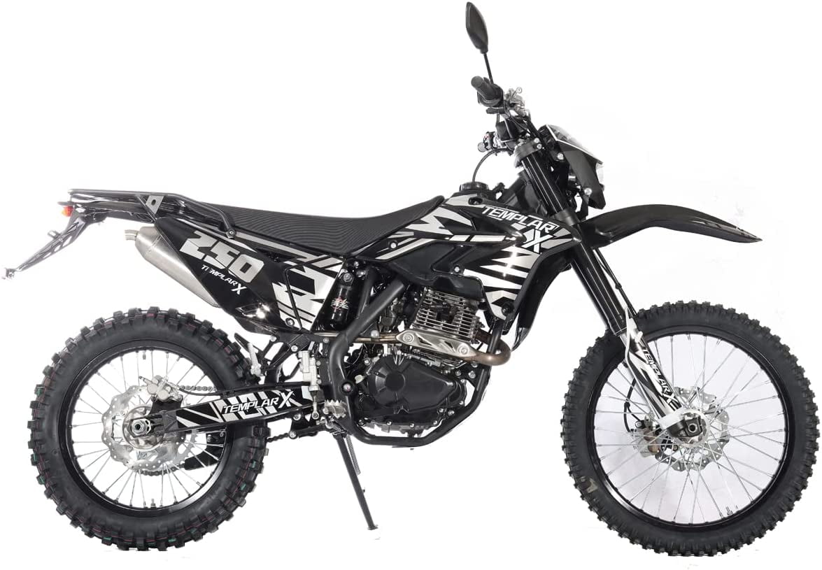 X-Pro Brand New Templar X 250cc Dirt Bike, with 6 Manual Transmission E-Start 21"/18" Wheels